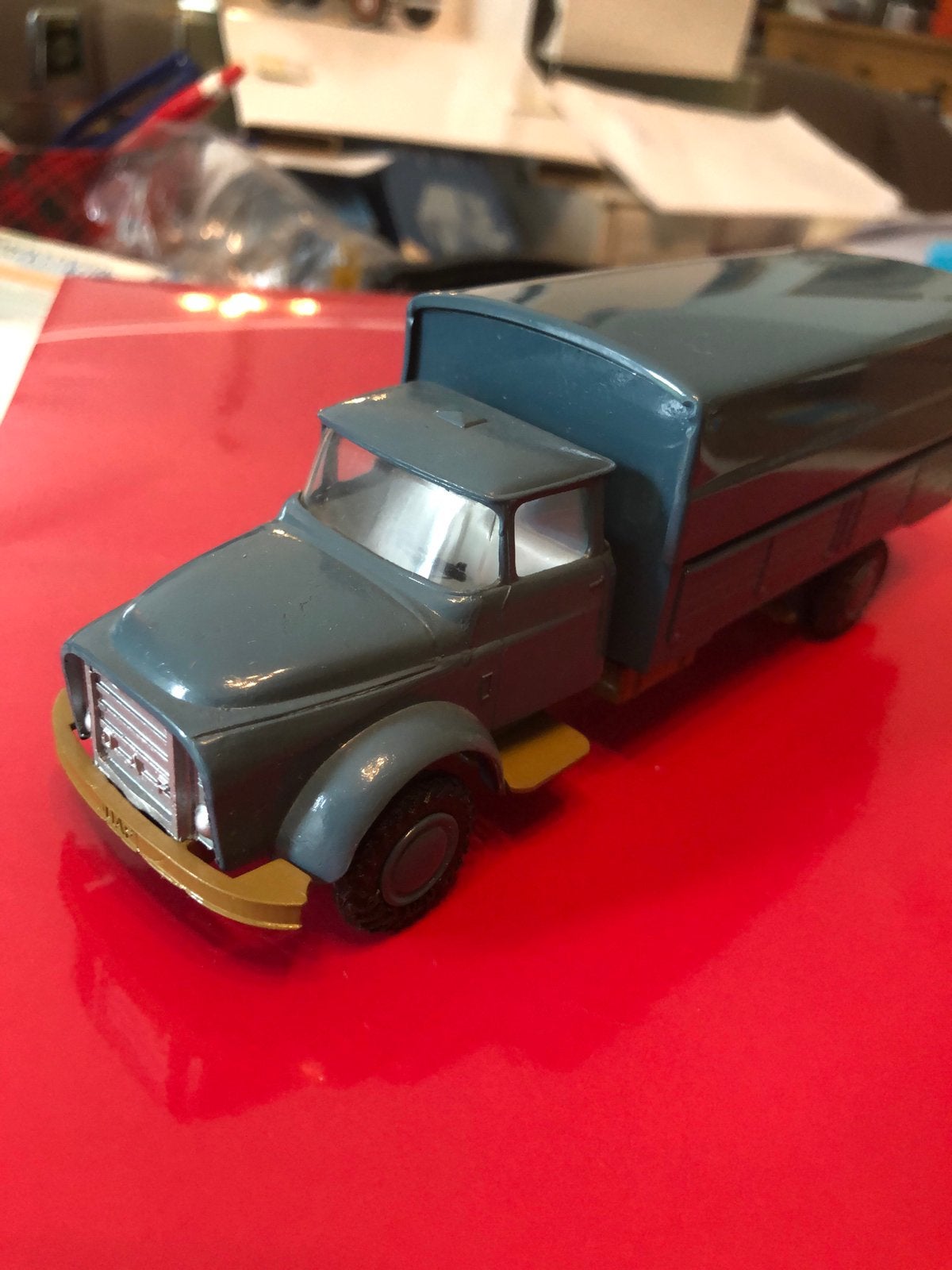 DAF TORPEDO BAKEAGEN met STALEN HUIF LION CAR, Ophalen of Verzenden, Zo goed als nieuw, Bus of Vrachtwagen, Lion Toys