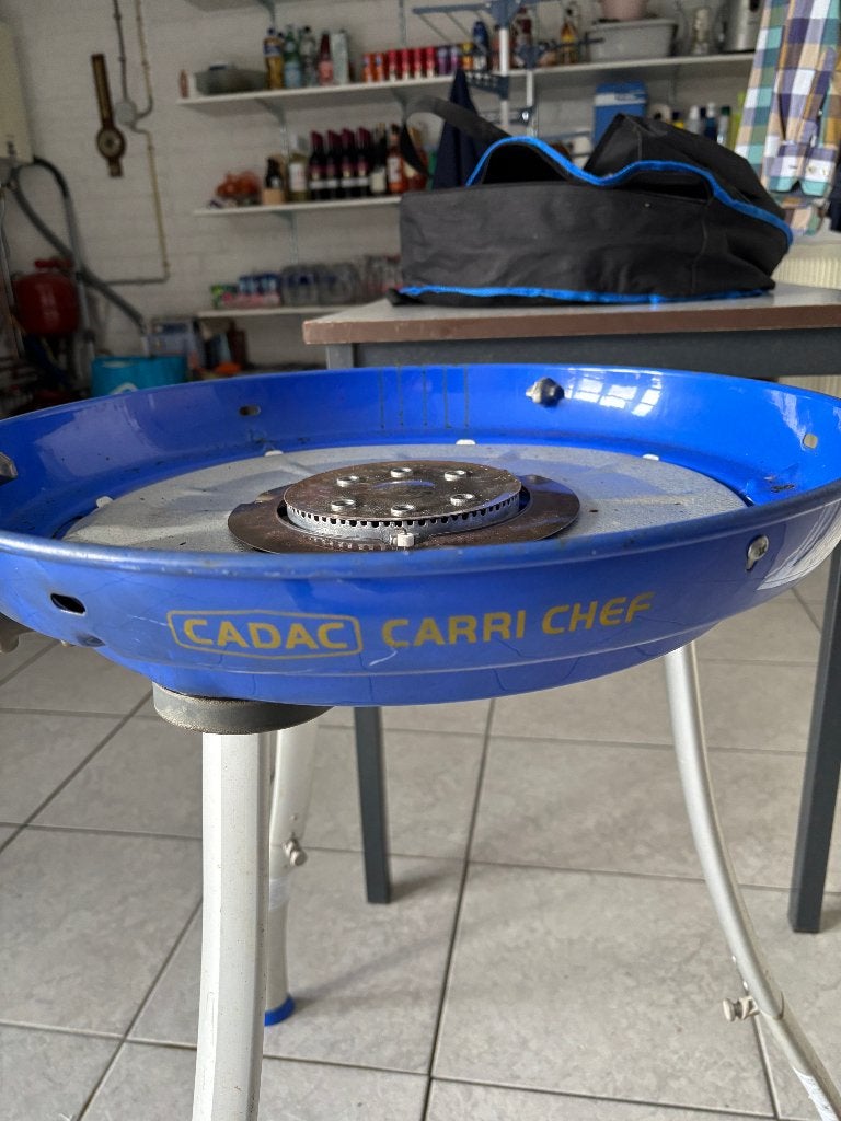 cadac carri chef 50 BBQ braai pan, Ophalen, Zo goed als nieuw, Cadak
