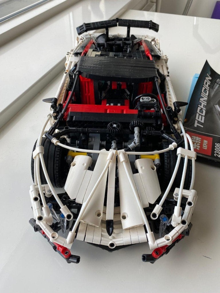 Lamborghini Lepin 23006, Lego, Ophalen of Verzenden, Zo goed als nieuw, Technic