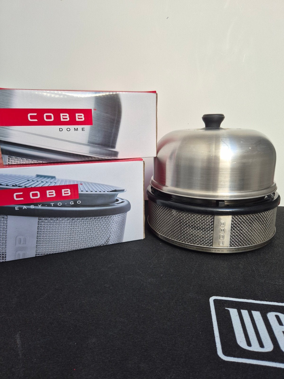 Cobb Easy to Go Grill met Dome en Cobble Stone, Tuin en Terras, Ophalen of Verzenden, Gebruikt, Cobb