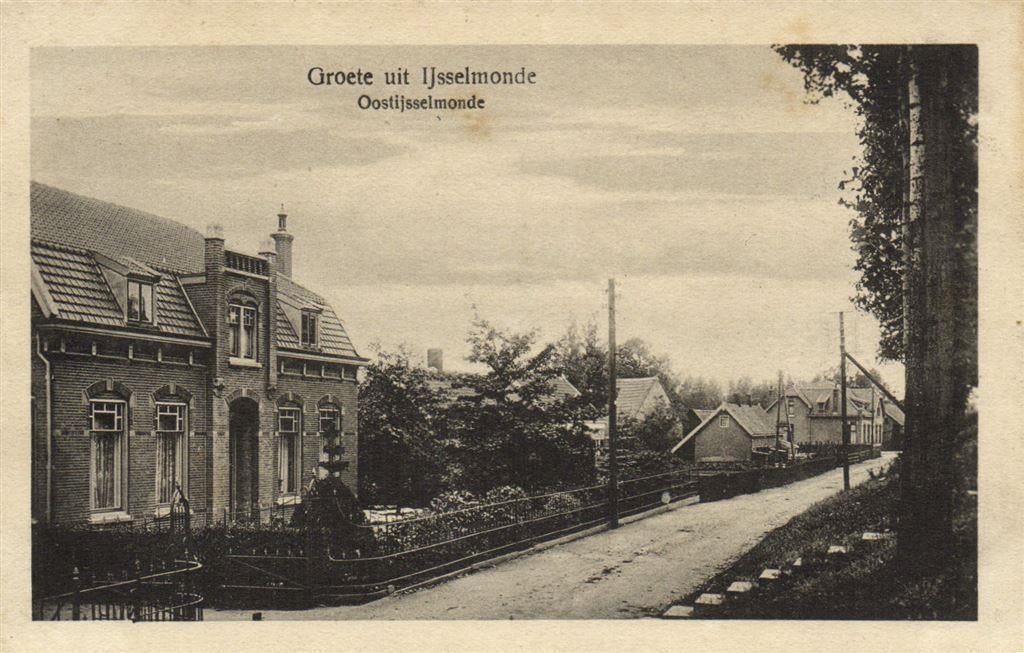 Groete uit IJsselmonde, Oostijsselmonde - beschreven, Ophalen of Verzenden, Voor 1920, Ongelopen, Noord-Brabant