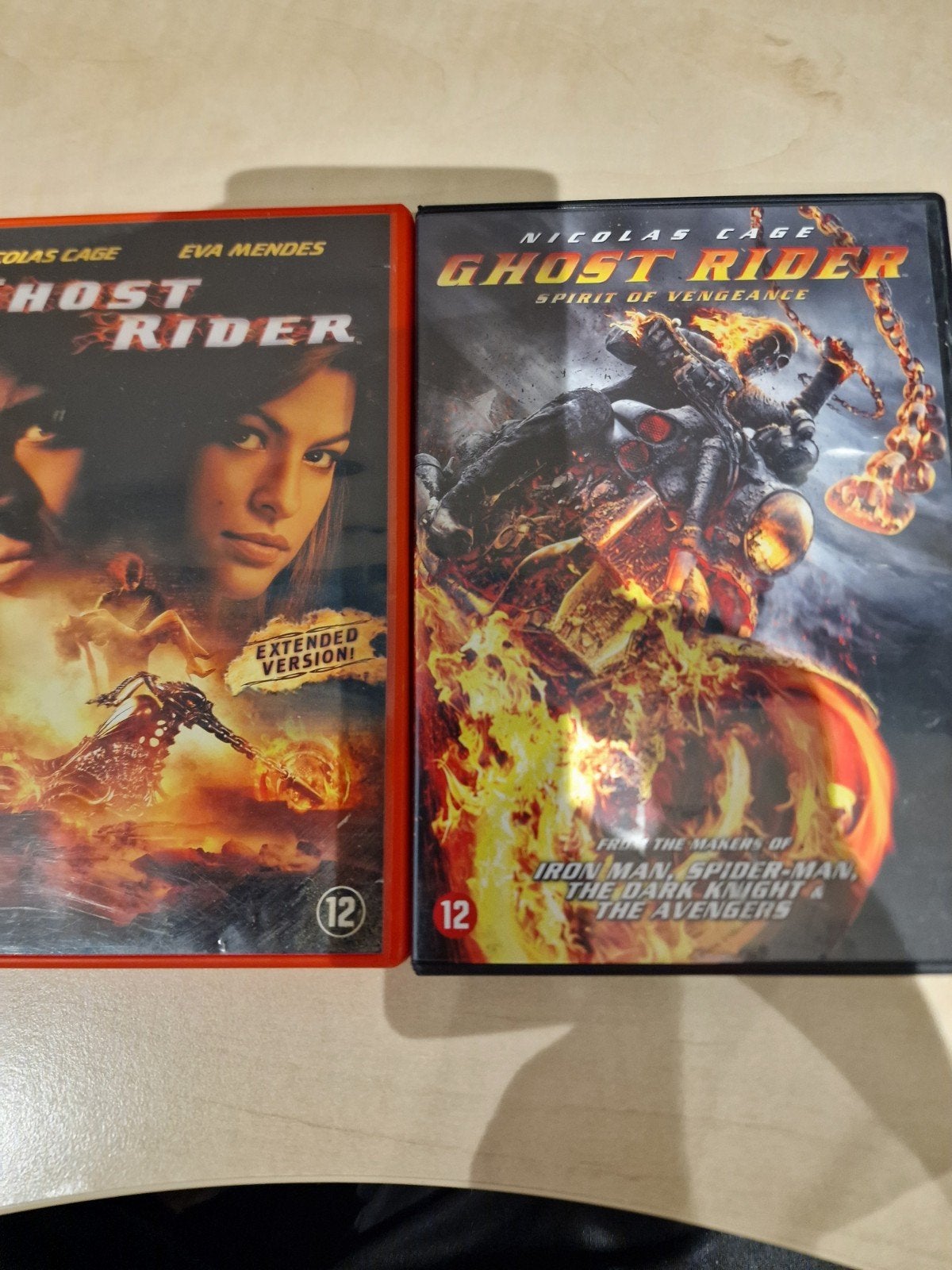 Ghost Rider & Ghost Rider: Spirit of Vengeance DVD's, Actie, Ophalen of Verzenden, Vanaf 12 jaar, Inclusief doosje
