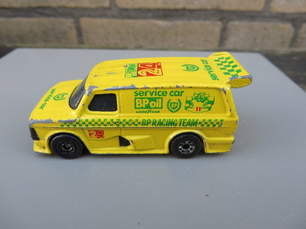 Matchbox Ford Transit Supervan II BP Racing Team, Ophalen of Verzenden, Gebruikt, Auto