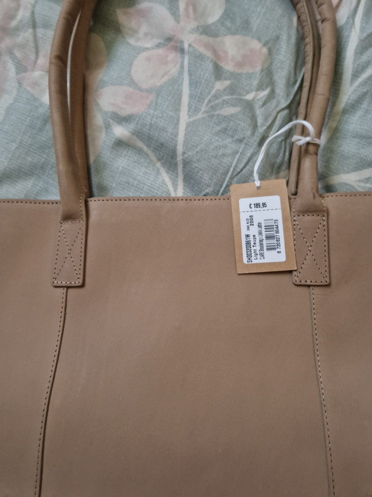 Nieuwe Libelle leren tas met kaartje, Ophalen of Verzenden