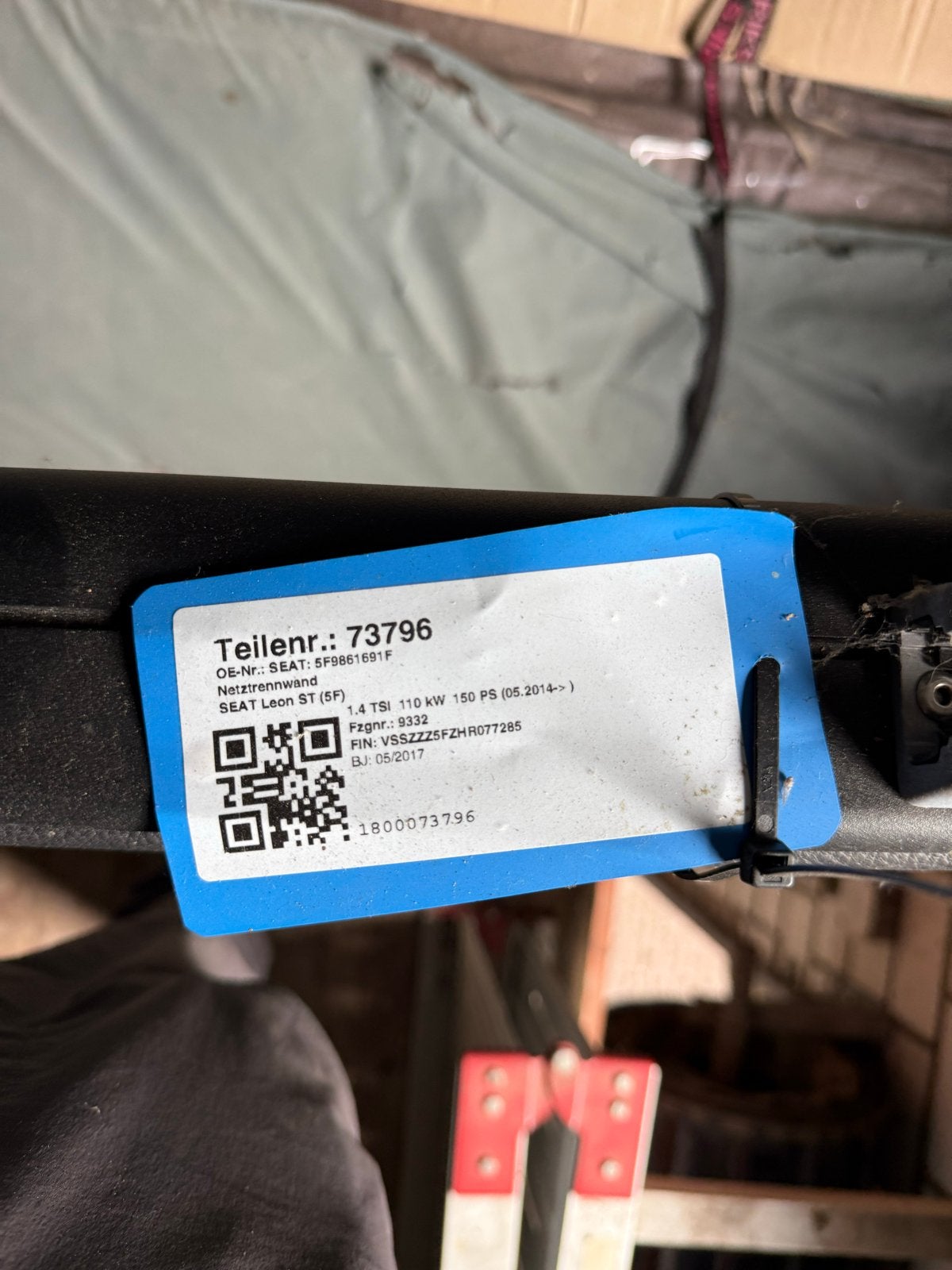 Bagagerek Seat Leon 5F ST 2012-2020 (alleen met voorbereidin, Ophalen, Gebruikt