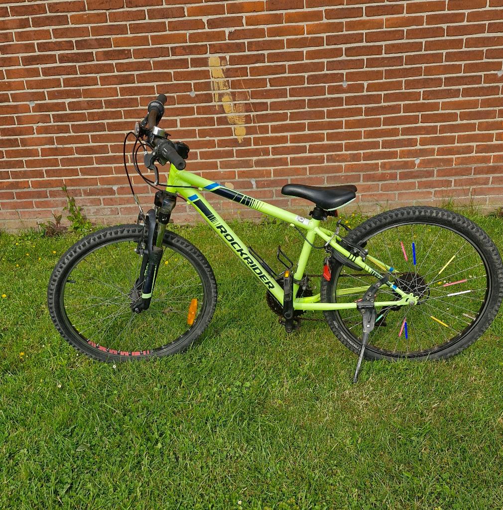 Rockrider st 500 - 24 inch, Fietsen en Brommers, Fietsen | Crossfietsen en BMX, Ophalen, 24 inch of meer, Velgrem, Aluminium