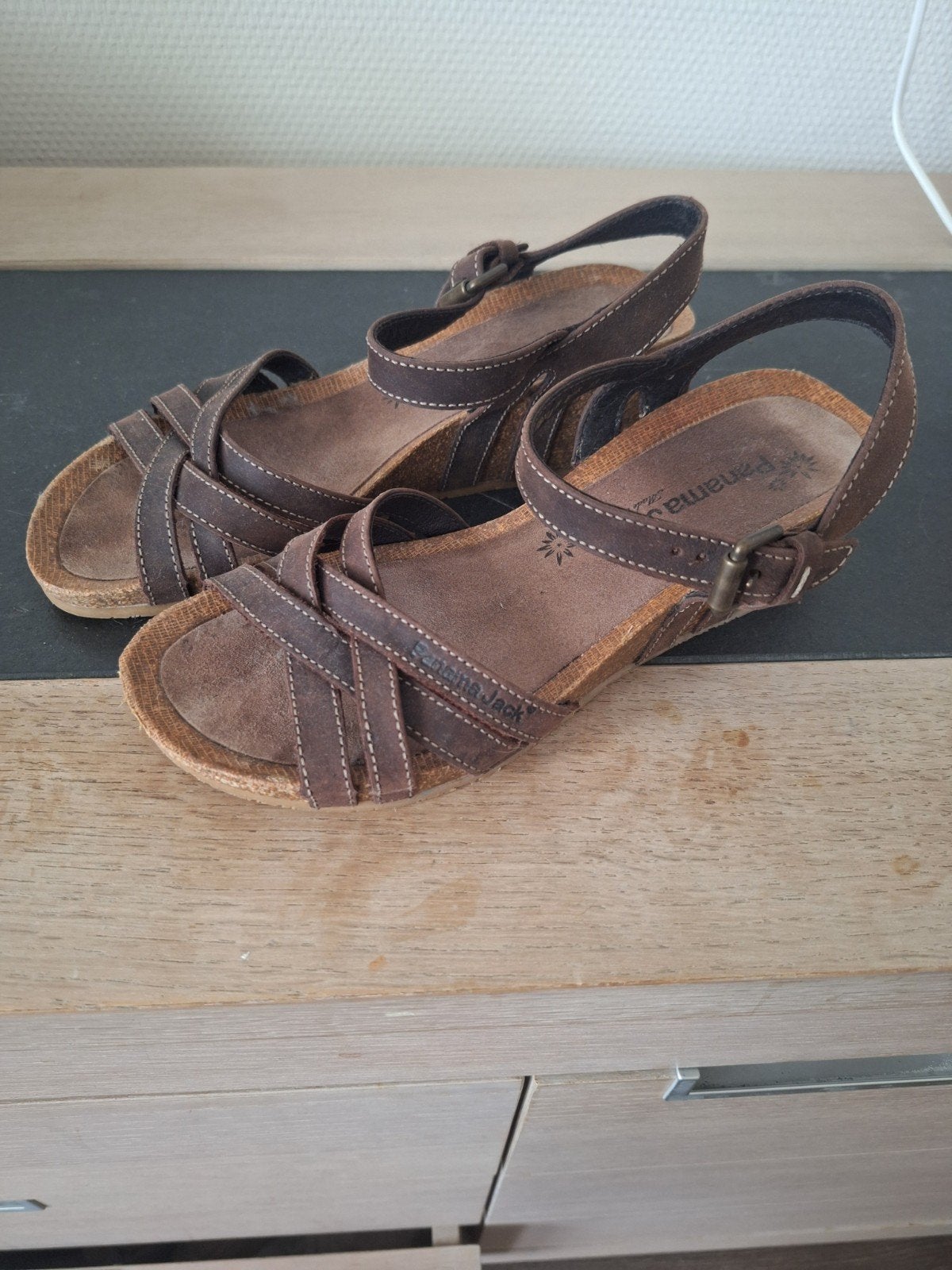Panama Jack sandalen bruin maat 37, Bruin, Ophalen of Verzenden, Zo goed als nieuw, Panama Jack