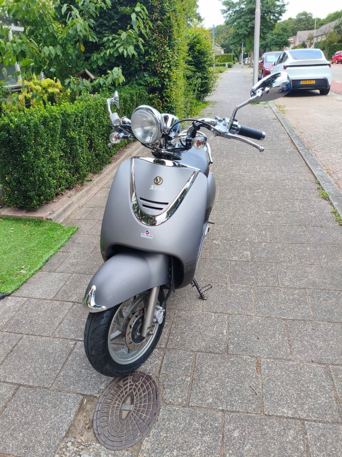 SYM Allo Snorfiets - Grijs metallic, 25 km/u, Ophalen of Verzenden