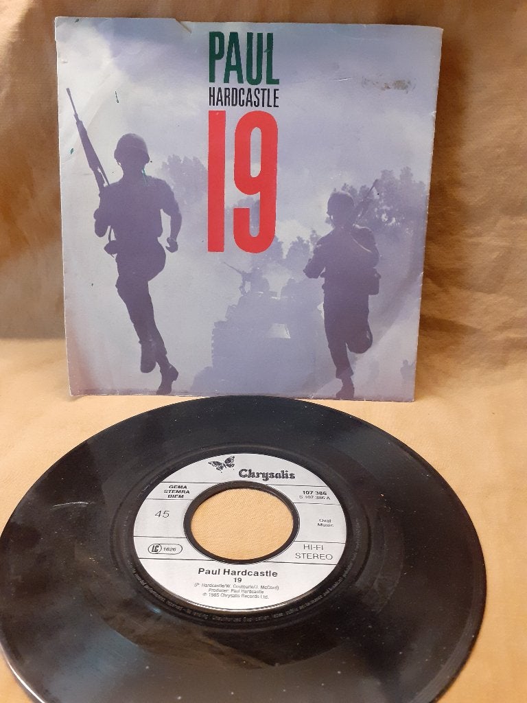 Single Paul Hardcastle  “19” Vietnam, Ophalen of Verzenden, Landmacht, Amerika, Overige typen