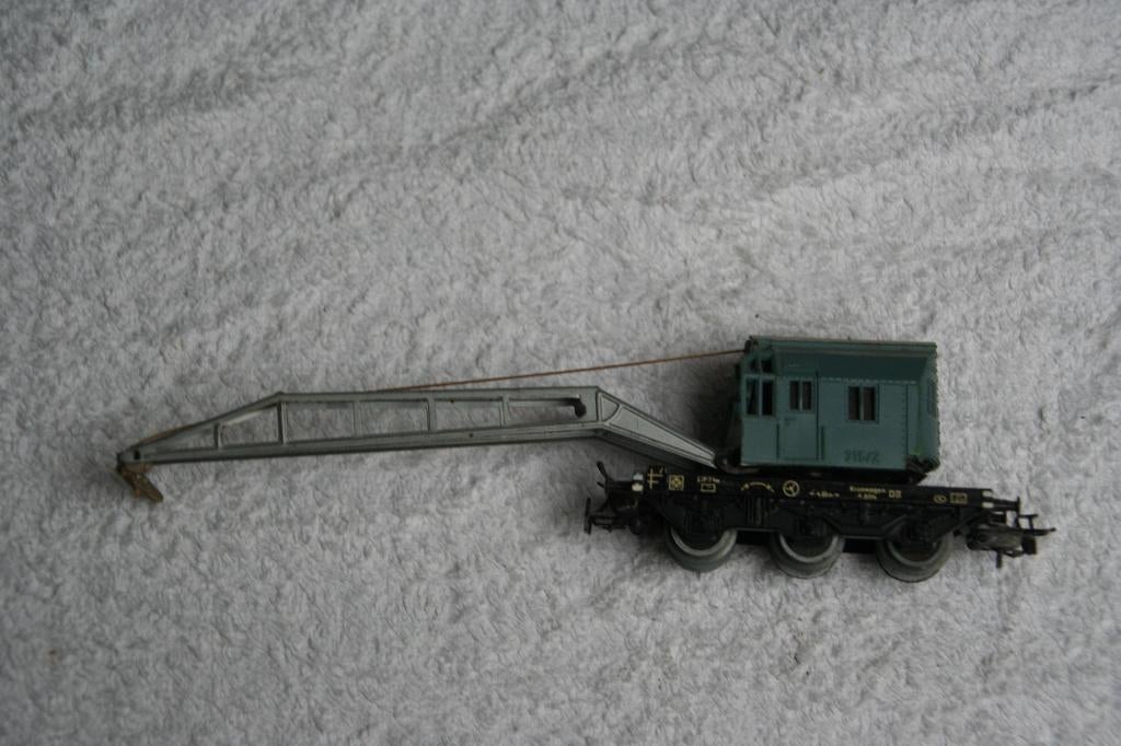 Märklin HO 315/2 Kraanwagen grijs (7.13), Wisselstroom, Gebruikt, Wagon, Ophalen of Verzenden