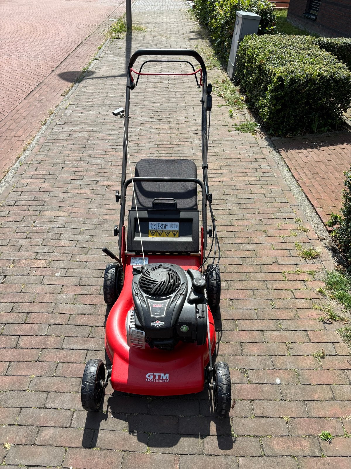 GTM Professional Benzine Grasmaaier Briggs & Stratton, Ophalen, Cirkelmaaier, Gebruikt, 40 t/m 49 cm