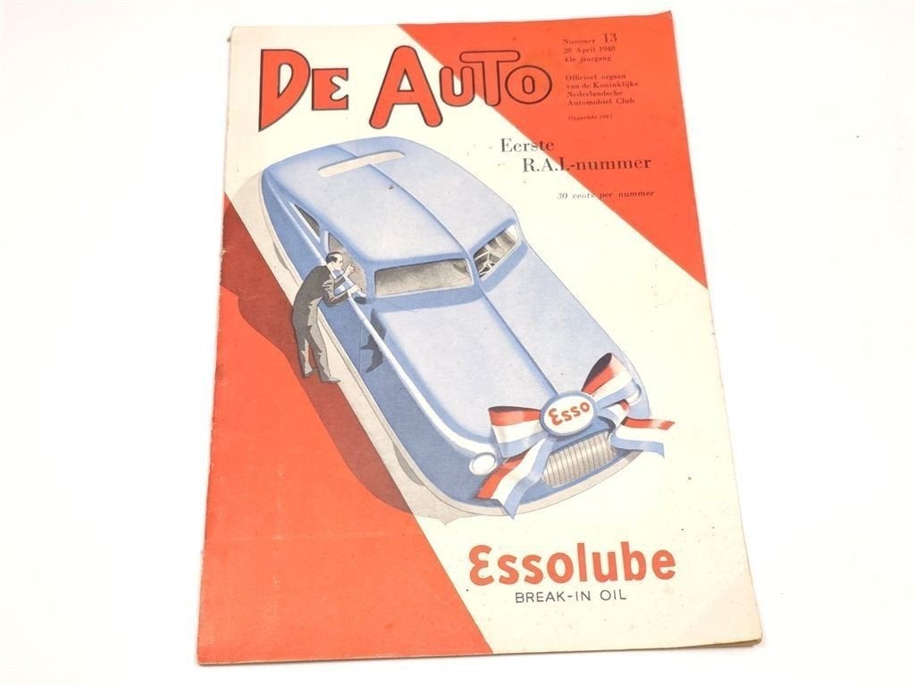 De Auto 1948 — Eerste RAI Nummer met Prijzenbijlage, Ophalen of Verzenden, Gelezen, Algemeen