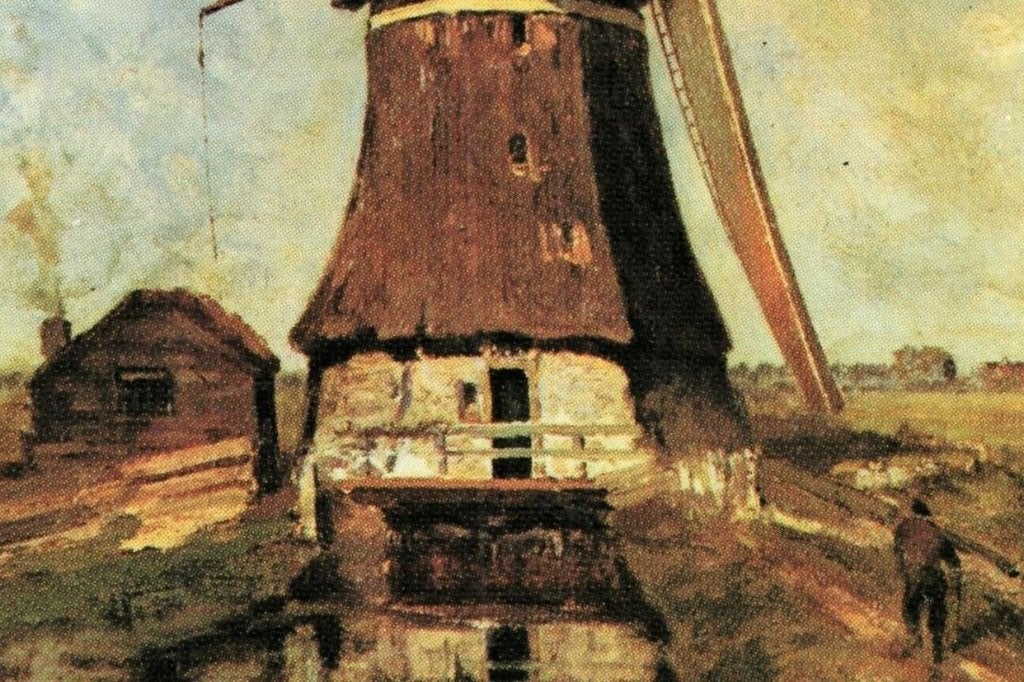 968721 Kunstkaart Paul Jpseph Constantin Gabriel Molen, Ophalen of Verzenden, 1960 tot 1980, Ongelopen, Cultuur en Media