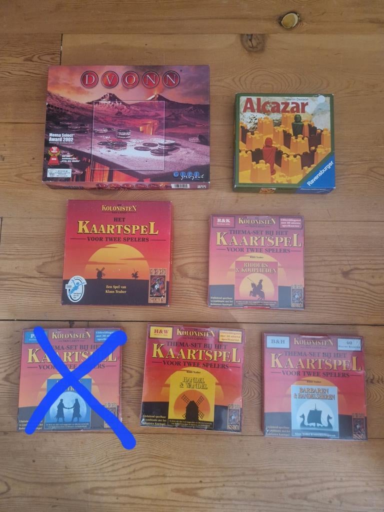 Spellen 2 spelers/personen (specifiek) met oa Dvonn, Catan, Een of twee spelers, Ophalen of Verzenden, Zo goed als nieuw, 999 Games