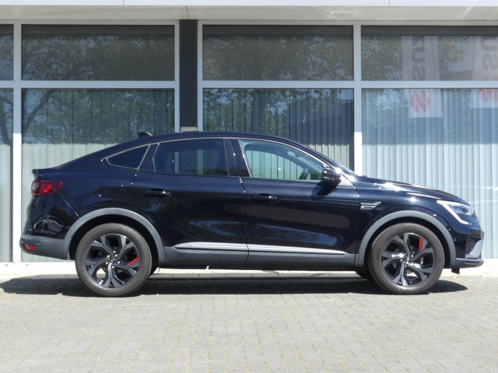 Renault Arkana 1.3 mild hybrid 160 R.S. line Automaat, Dodeh, Auto's, Renault, Gebruikt, 4 cilinders, Zwart, 1330 cc