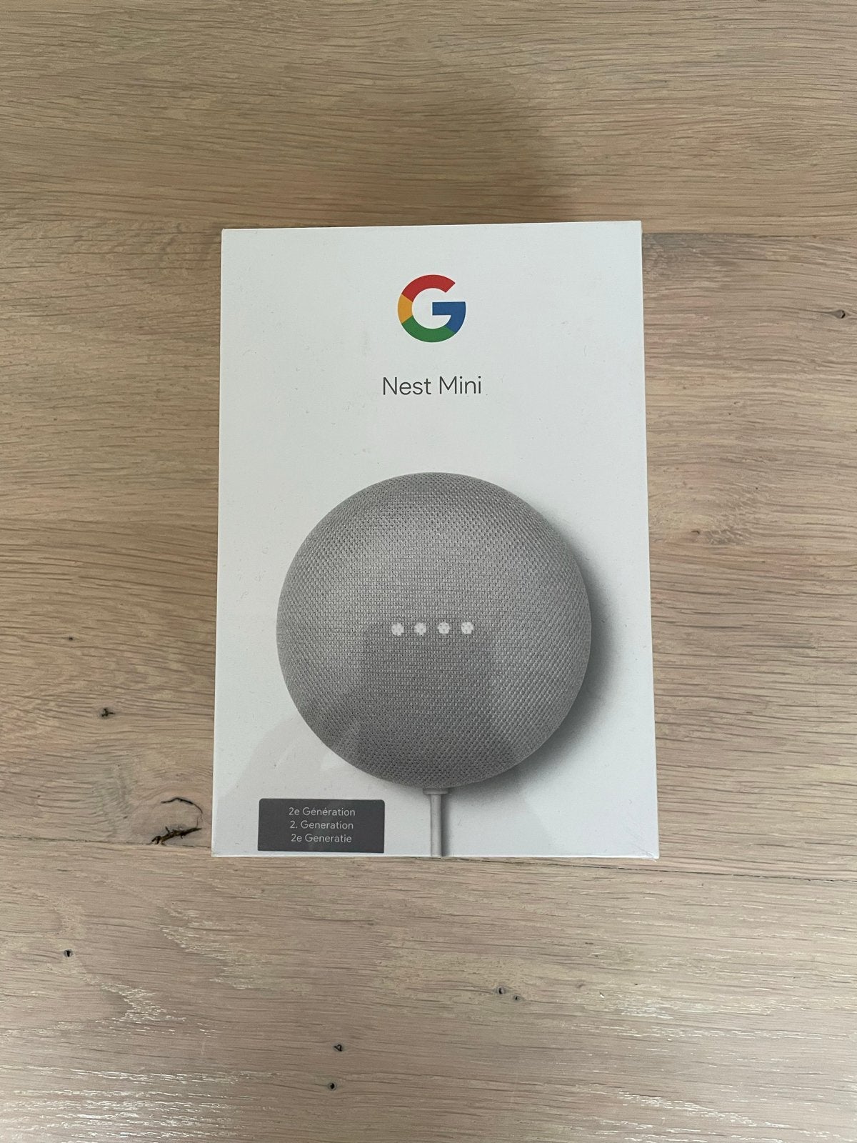 Google Nest Mini (2e generatie) - Nieuw in doos / geseald, Ophalen of Verzenden, Nieuw