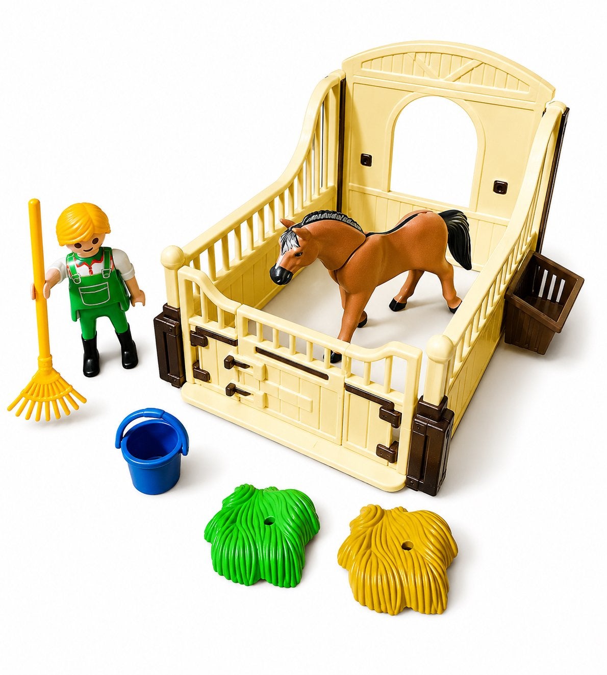 Playmobil 5517 Fjordenpaard Met Paardenbox, Kinderen en Baby's, Speelgoed | Playmobil, Ophalen of Verzenden, Zo goed als nieuw