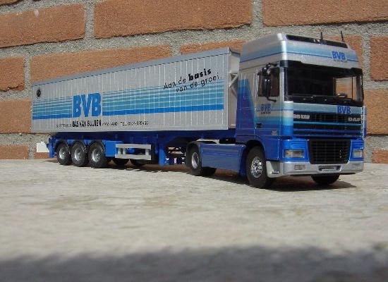2 Tekno BVB, Hobby en Vrije tijd, Modelauto's | 1:50, Ophalen, Gebruikt, Bus of Vrachtwagen, Tekno