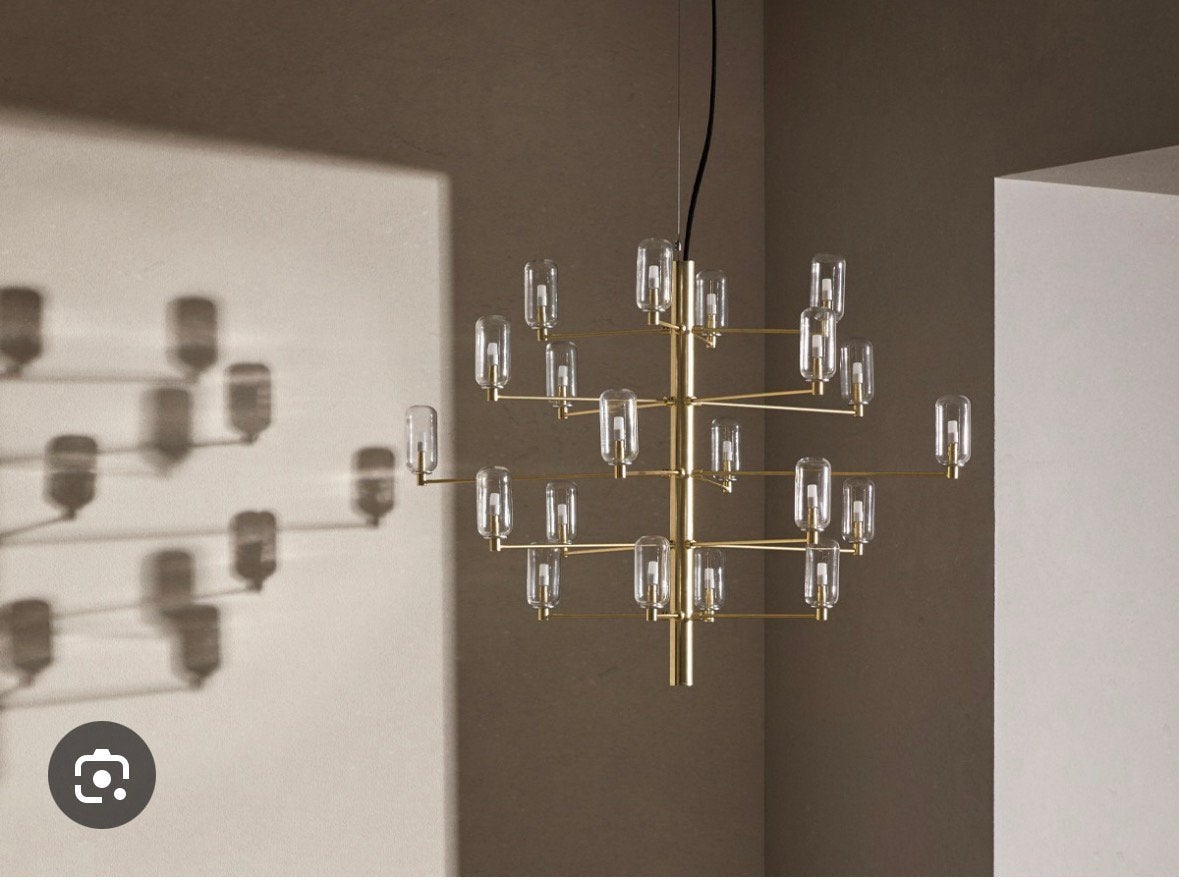 Aromas Gand hanglamp brass mat dimbaar, Ophalen, Zo goed als nieuw