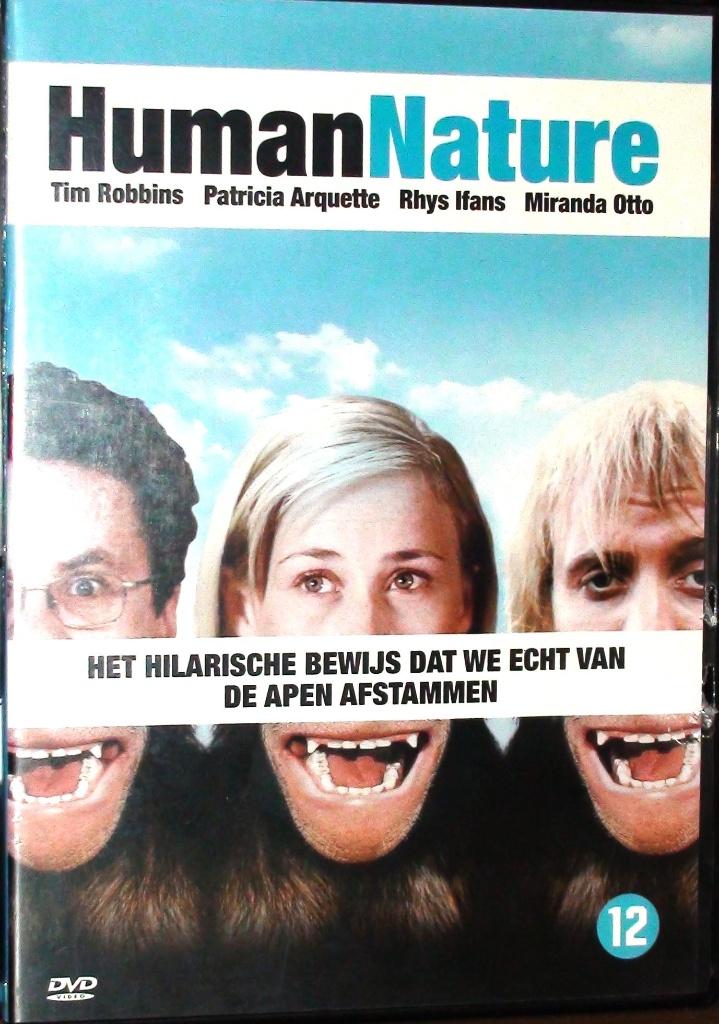 dvd human nature, Alle leeftijden, Ophalen of Verzenden, Zo goed als nieuw, Actiekomedie