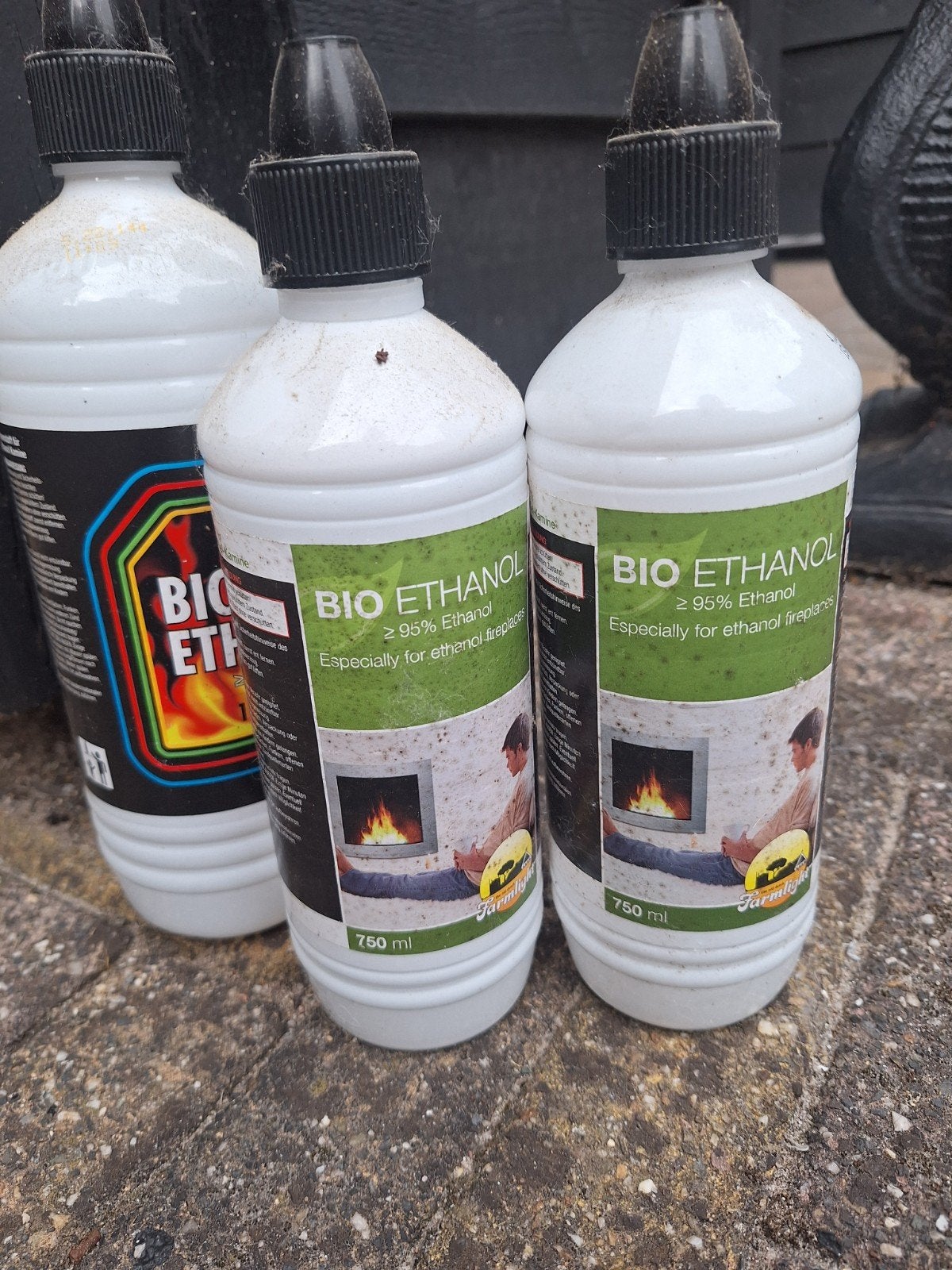 Bio Ethanol voor sfeerhaarden - 750 ml  3 flessen, Huis en Inrichting, Haarden, Ophalen, Gebruikt, Vrijstaande haard, Overige soorten