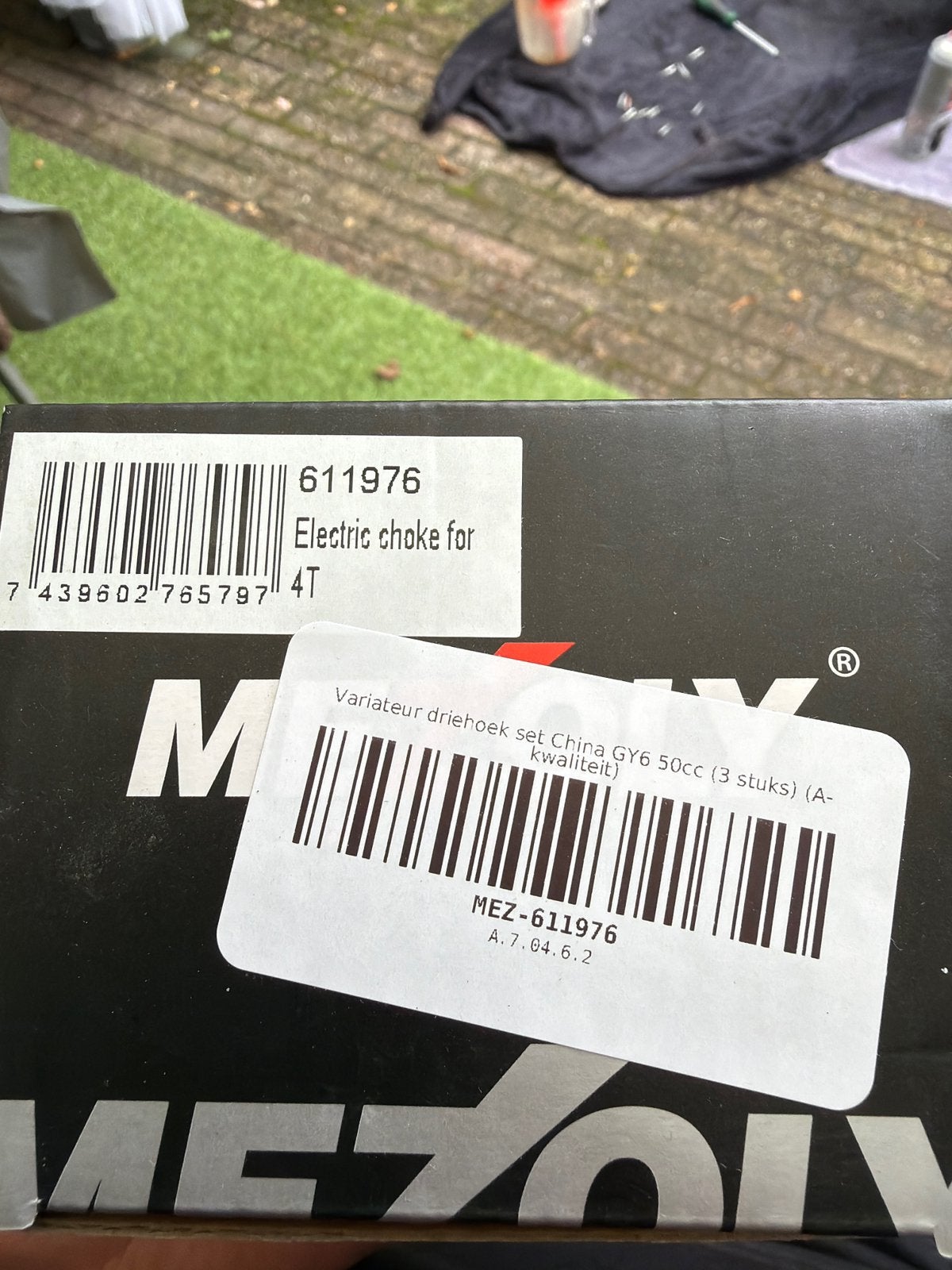 Nieuwe elektrische choke Mezoly 4-takt GY6/Piaggio/Kymco/Sym, Fietsen en Brommers, Ophalen of Verzenden, Zo goed als nieuw, Overige typen