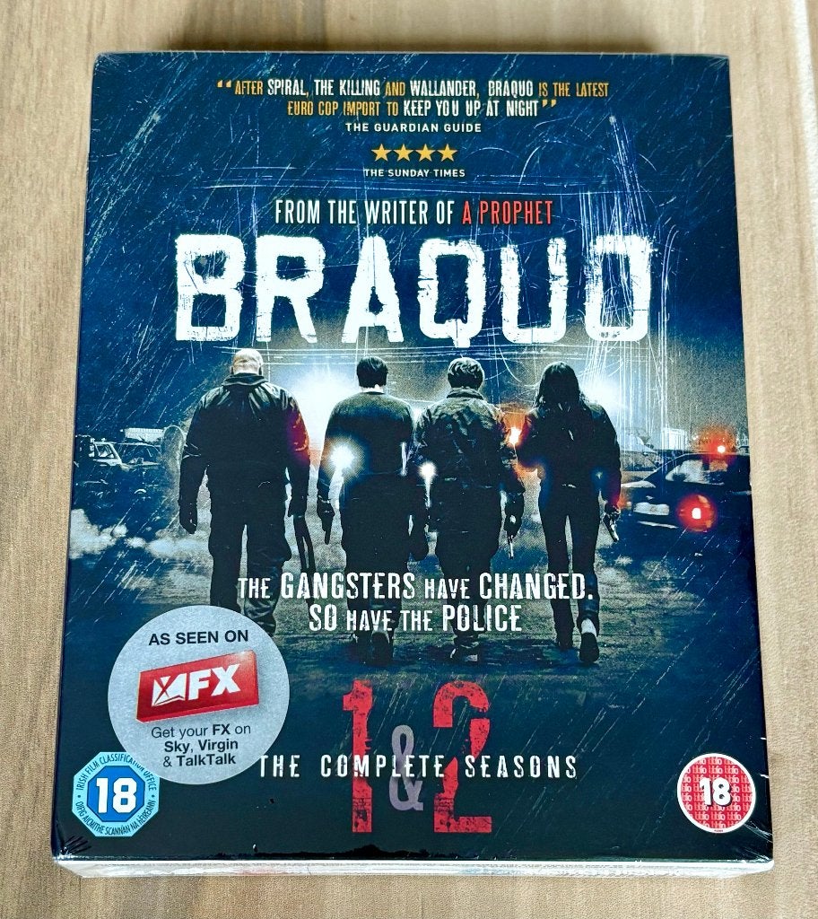 Braquo Seizoen 1 & 2 (Blu Ray) NIEUW/SEALED, Ophalen of Verzenden, Nieuw in verpakking, Tv en Series