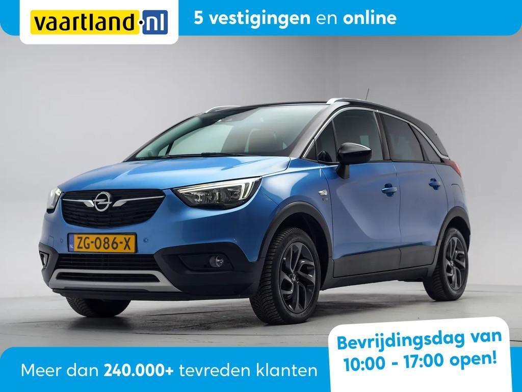 Opel Crossland X 1.2 Turbo 120 Jaar Ed Aut. [ Distributie al, Auto's, Automaat, 840 kg, Gebruikt, Blauw