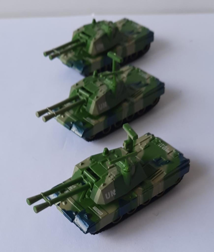 Set van 5 Militaire tanks, Ophalen of Verzenden, Zo goed als nieuw, Auto