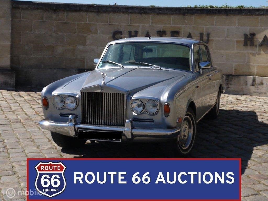 Rolls-Royce Silver Shadow I | 1972 | Route 66 Auctions, Auto's, Overige carrosserieën, Zwart, Bedrijf, Handgeschakeld