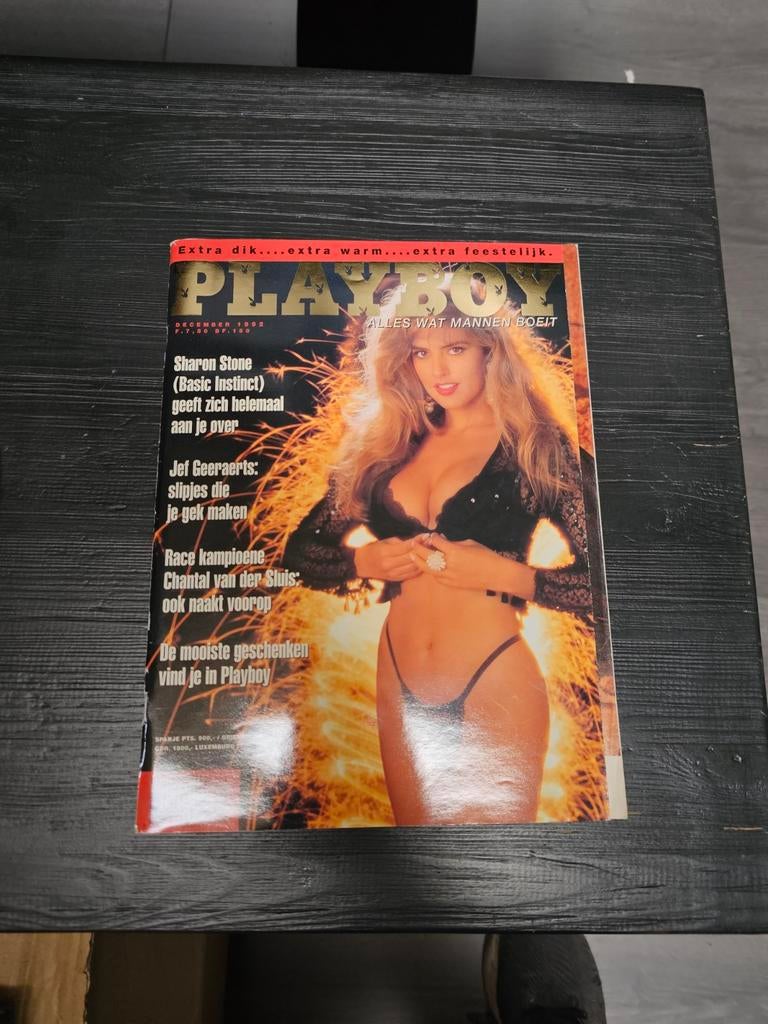 Playboy December 1992 - Sharon Stone, Ophalen of Verzenden