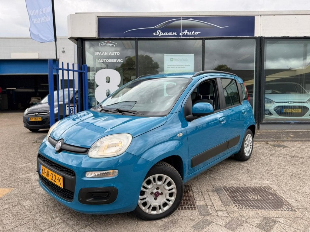 Fiat Panda 0.9 TwinAir Lounge | AUTOMAAT | AIRCO | NAVI |, Auto's, Euro 5, Gebruikt, Panda, Blauw