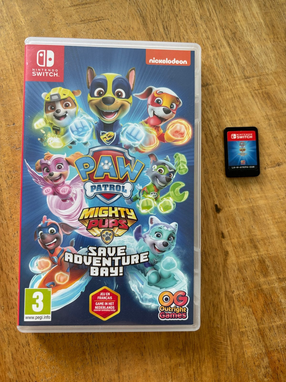 Paw Patrol Mighty Pups: Save Adventure Bay Nintendo Switch, Met games, Met 2 controllers, Ophalen of Verzenden, Zo goed als nieuw