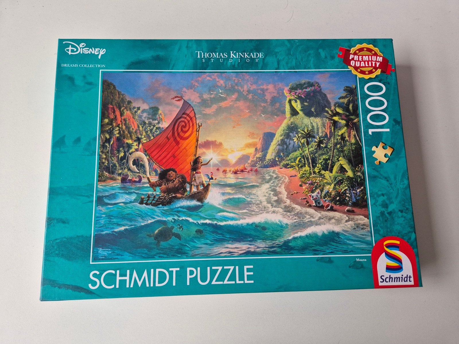 Disney Vaiana puzzel 1000 stukjes - Schmidt, Hobby en Vrije tijd, Denksport en Puzzels, Ophalen of Verzenden, 500 t/m 1500 stukjes