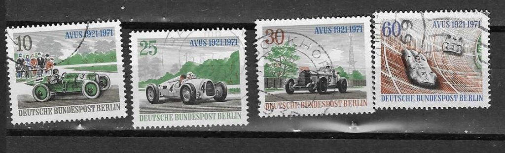 Berlin 397-400, Postzegels en Munten, Ophalen of Verzenden, BRD, Gestempeld