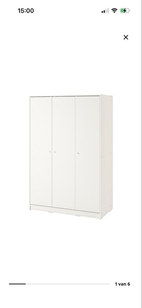 Ikea kast kleppstad, Gebruikt, Minder dan 100 cm, 25 tot 50 cm, 50 tot 100 cm