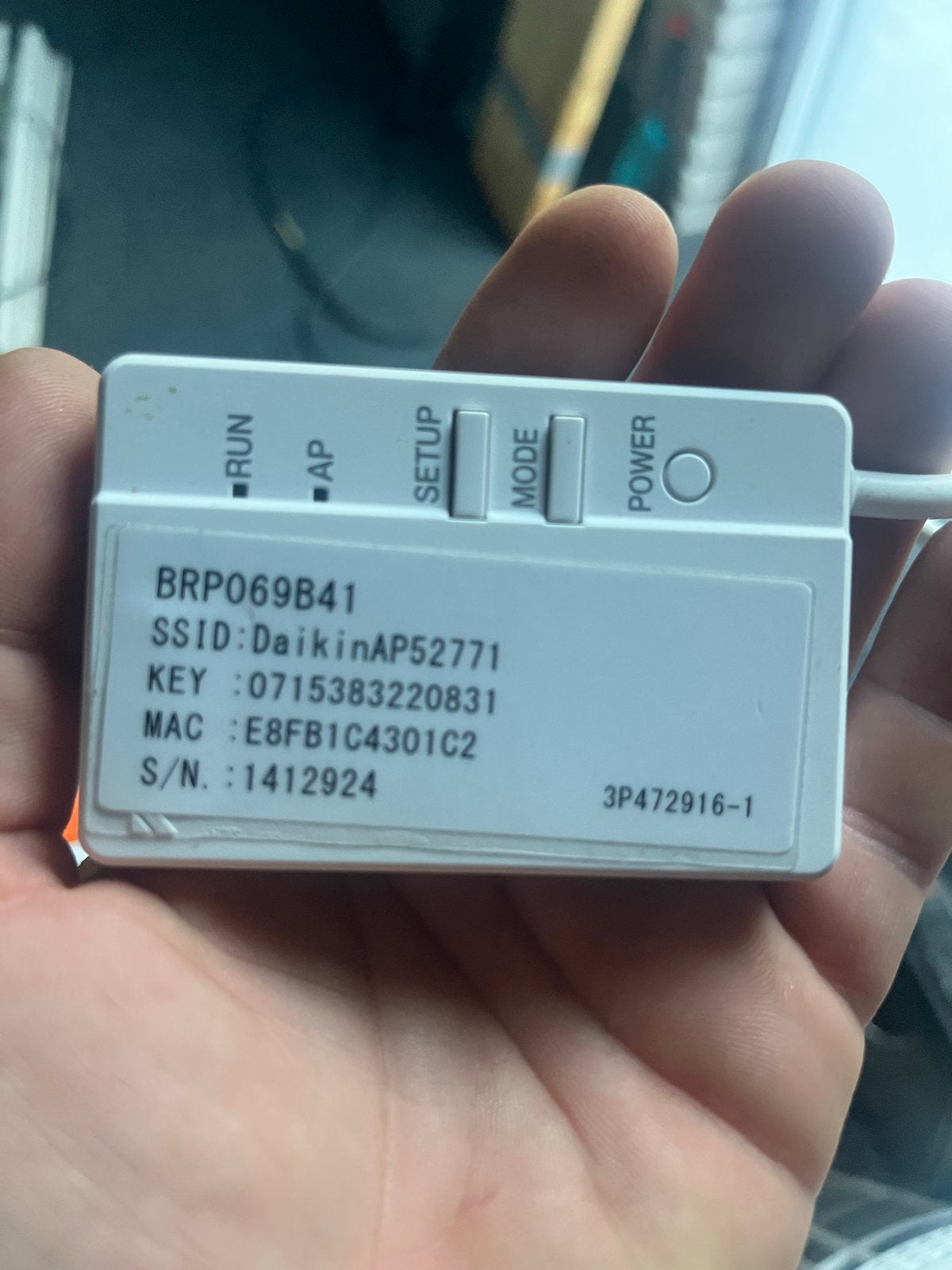 2x Daikin BRP069B41 WiFi Adapter voor Airconditioning, Ophalen, Gebruikt