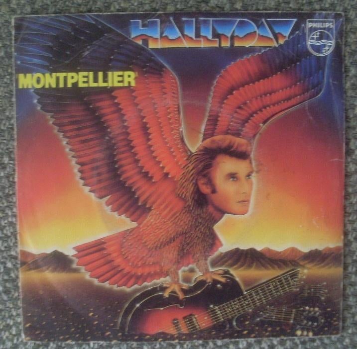 Johnny Hallyday - Montpellier / La Caisse (7" single), Gebruikt, 7 inch, Ophalen of Verzenden, Pop