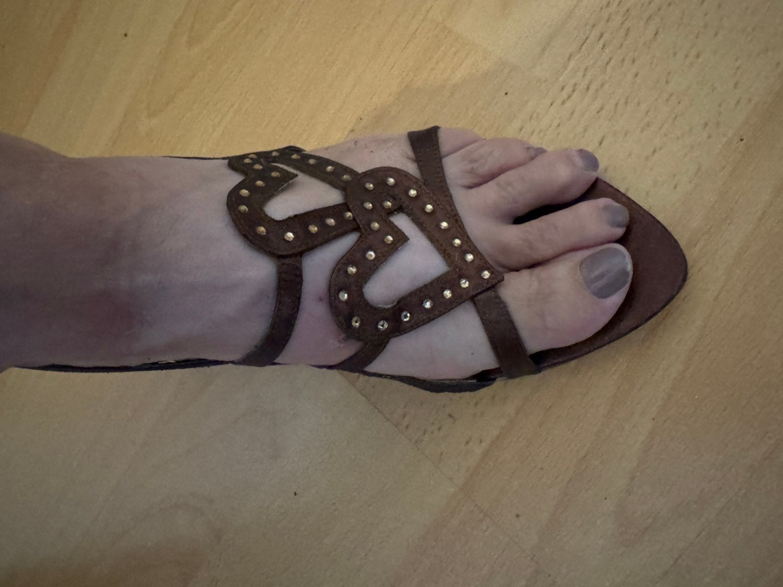 Dansschoen maat 39, Bruin, Dansschoenen, Ophalen of Verzenden, Zo goed als nieuw
