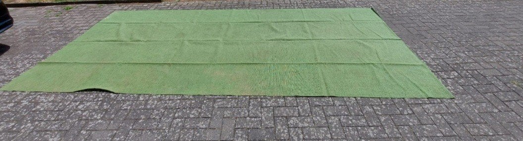 Grondzeil / grondtekst 200 x 240 cm voor camping/caravan, Caravans en Kamperen, Caravan accessoires, Gebruikt, Ophalen