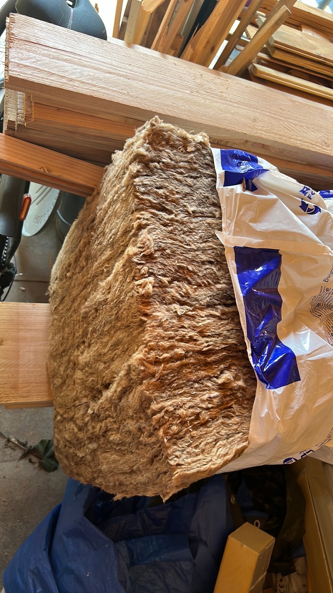 Knauf glaswol, Ophalen, 4 tot 8 cm, Zo goed als nieuw, Minder dan 5 m²