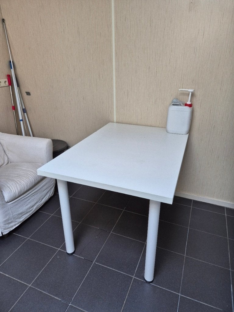 Kantine tafel, Huis en Inrichting, Ophalen, Kunststof, Gebruikt, 100 tot 150 cm