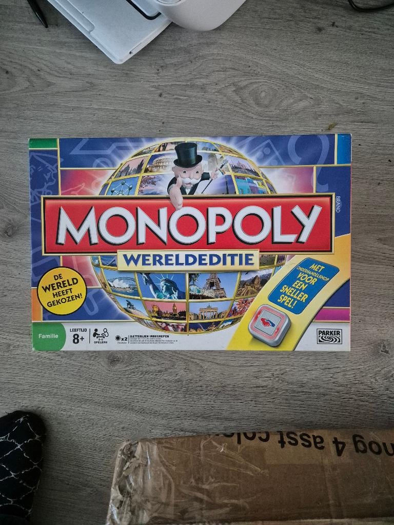 Monopoly Wereldeditie Bordspel, Hobby en Vrije tijd, Gezelschapsspellen | Bordspellen, Ophalen of Verzenden, Nieuw