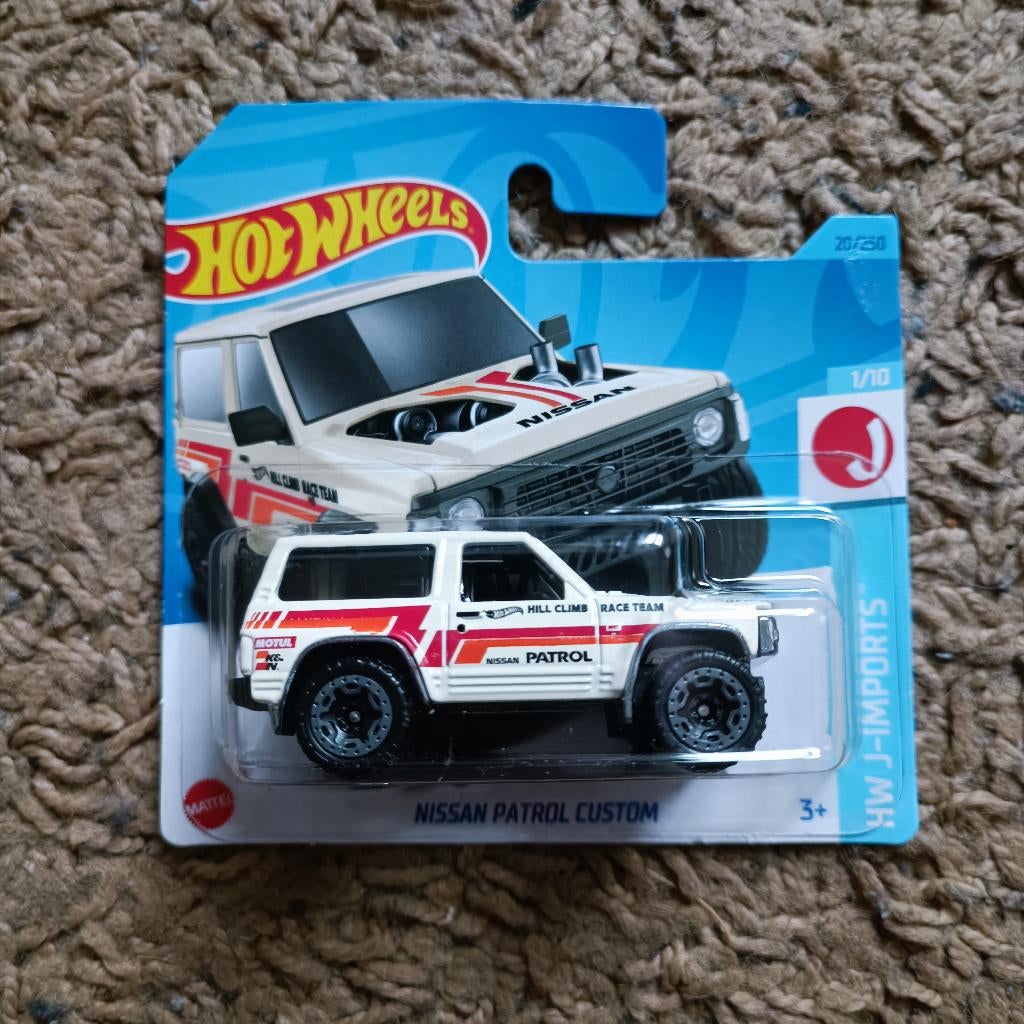 Hot Wheels Nissan Patrol Custom hw j-imports wit, Ophalen of Verzenden, Nieuw, Auto