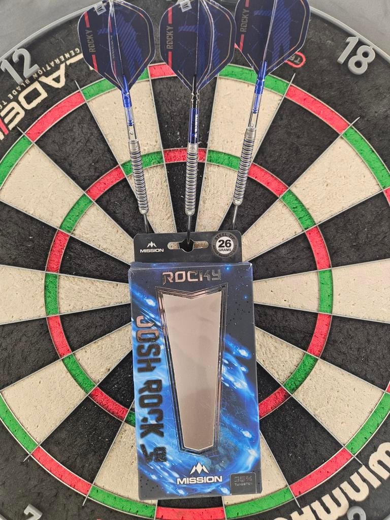 Josh Rock V2 darts mission 26gr, Ophalen of Verzenden, Zo goed als nieuw, Pijlen