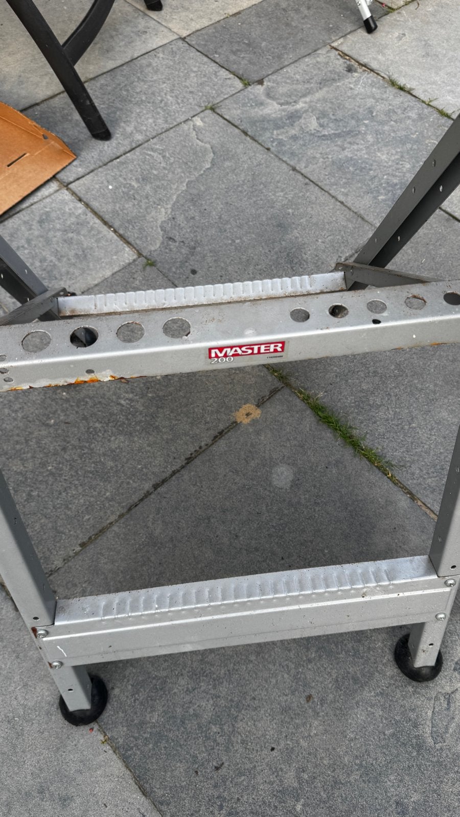 Wolfcraft Master 200 Werkbank - Inklapbaar & Compact, Doe-het-zelf en Verbouw, Werkbanken, Ophalen, Gebruikt, 70 tot 120 cm, Bankschroef