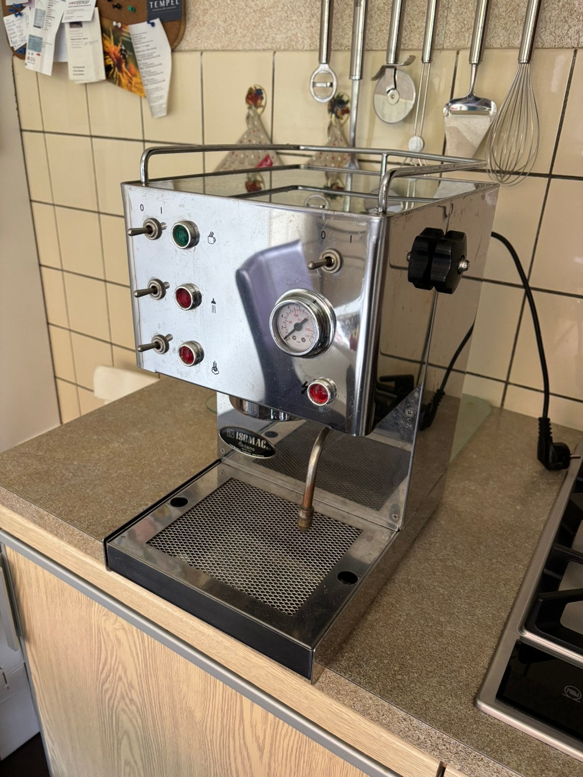 Isomac Venus, Ophalen, Gebruikt, Gemalen koffie, Koffiemachine