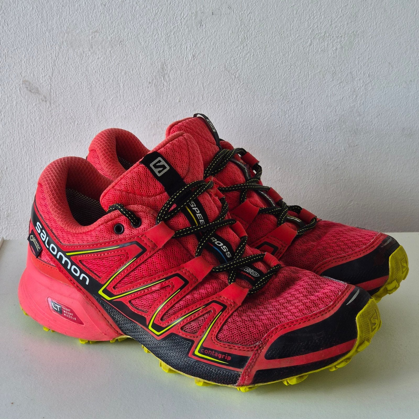 Salomon Speedcross Vario GTX sneakers 38 rood roze, Kleding | Dames, Salomon, Ophalen of Verzenden, Rood, Sneakers of Gympen