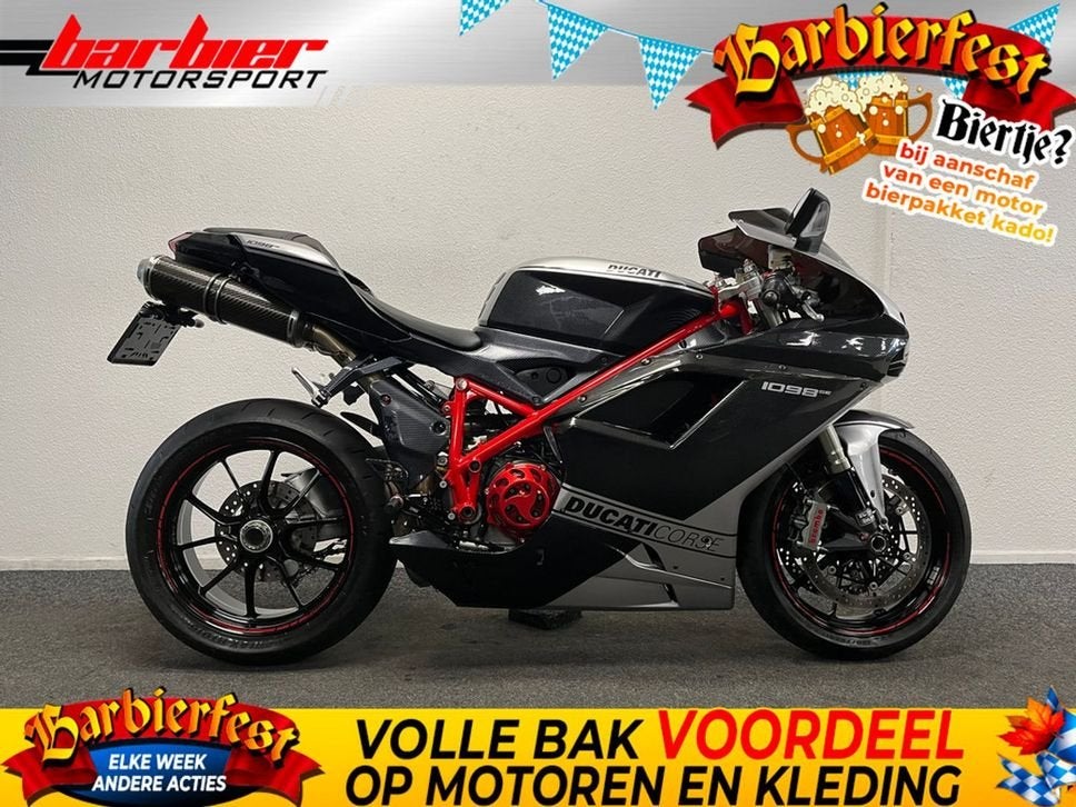 ️️Hele mooie Ducati 1098 (bj 2008)️️, 2 cilinders, 1098 cc, Bedrijf, Onbekend