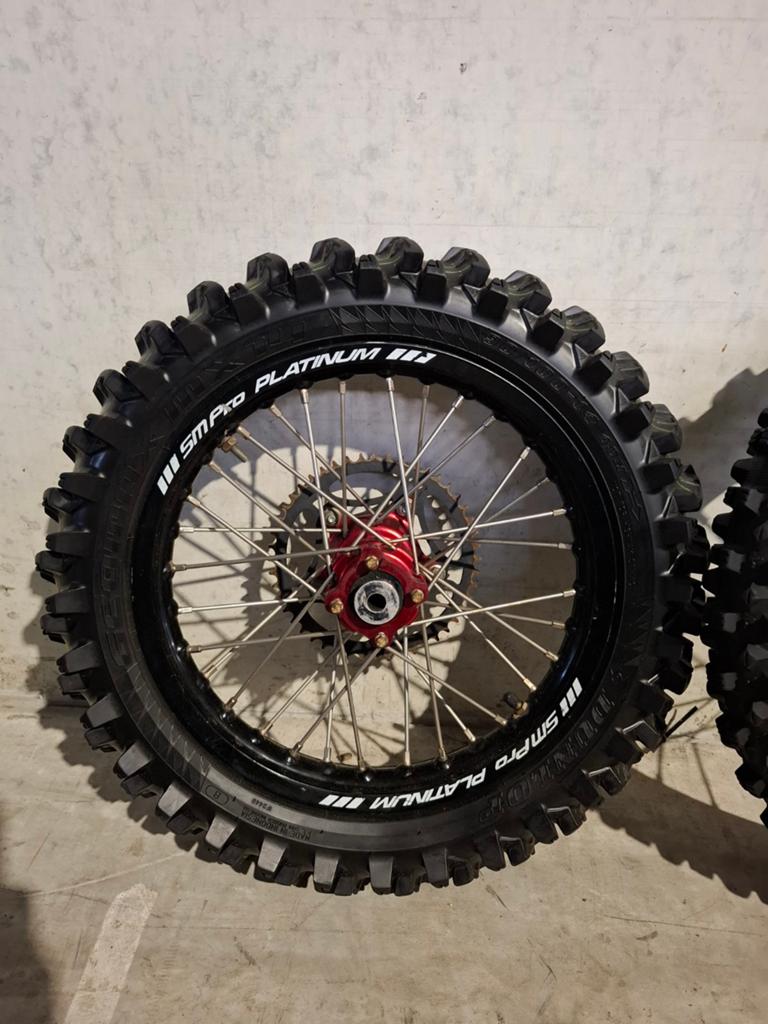 Haan wielen voor 65cc of 85cc crossmotor, Ophalen of Verzenden, Gebruikt